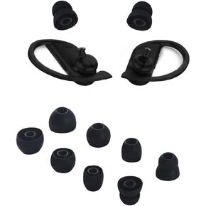 Earbuds 3.8mm Compatible with Beats Powerbeats Pro/Powerbeats 3/Powerbeats 4 Wireless Earphone Headphones Soft Silicone Earbuds Tips Buds Set(4 pairs)