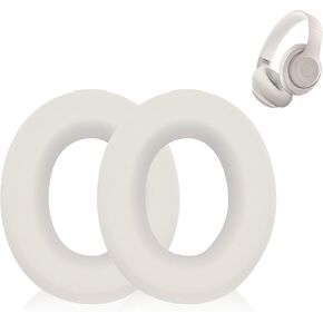 Studio Pro Silicone Ear Pads Cover Case Cover Compatible with Beats Studio Pro Headphone, Anti-Scratch, securely, Washable Protector Cover, Studio Pro Protective Earpad Covers Accessories - Off White