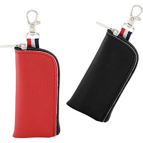2Pcs Flash Drive Case USB Storage Case USB Flash Drive PU Leather Case USB Protective Case Small key case to protect your USB flash drive or keys