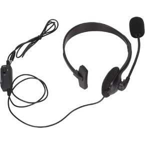 Zopsc Wired Headset, 3.5mm Plug Stereo Headphones with Noise-Cancelling Microphone for Computers. Black
