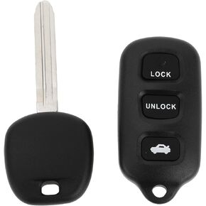 X AUTOHAUX 315MHz GQ43VT14T Keyless Entry Remote Ignition Transponder Key Fob for Toyota Corolla Matrix 2005-2008 for Pontiac Vibe 2005-2008 67 Chip 4 Buttons