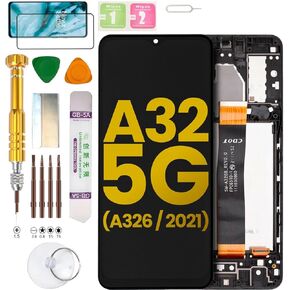 Original LCD Display Display Assembly For Samsung Galaxy A32 5G Version SM-A326U, SM-A326U1, SM-A326B, SM-A326B/DS, SM-A326BR/DS, SM-A326BR, SM-A326W, SM-A326K, SCG08, SM-S326DL Screen Replacement kit
