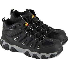 Thorogood Men's Crosstrex Series – Mid Cut Waterproof, Composite Safety Toe Hiker Boot