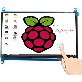 Padarsey HDMI TFT LCD Display Monitor 7 Inch 1024X600 HD Screen with Touch Function for Raspberry Pi B+/2B Raspberry Pi 3B