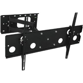 Mount-It! Articulating TV Wall Mount Low-Profile Full Motion Design for 32 - 60 inch Screen LCD LED 4K Flat Panel Screen TVs 175 lb Weight Capacity, Black (MI-326B)
