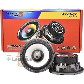 Cerwin Vega SM65F4 6.5″ 4Ω 450W Max / 100W RMS 2-Way Coaxial Speaker w/Flush Mount 1″ Titanium Dome Tweeter (Pair)