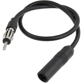 14.6 Inch Vehicle Car AM/FM Radio Antenna Adaptor Extension Cable for Ford for Chevy for Honda for Toyota for Nissan for BMW Replacement Durable Material