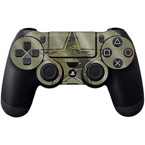 MightySkins Glossy Glitter Skin for Sony PS4 Controller - Army Star | Protective, Durable High-Gloss Glitter Finish | Easy to Apply, Remove, and Change Styles | Made in The USA