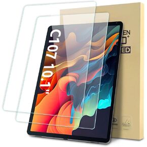 2-Pack Screen Protector Compatible with URAO C107 10.1"/ Higrace C107 10.1", Tempered Glass Clear Film, Anti-Scratch, 9H Hardness, Easy Installation