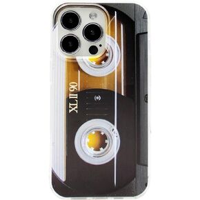 Compatible with iPhone 13 Pro 80S Case, Cassette Tape Shockproof Music Cool Phone Case Bumper Protective Cover for iPhone 13 Pro Multicolor