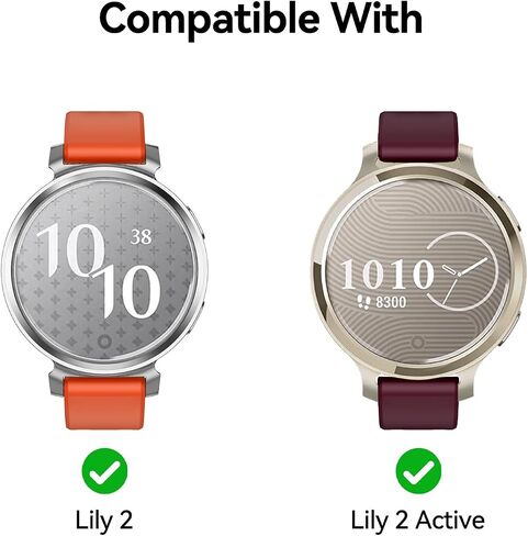 ISABAKE Watch Band Compatible with Garmin Lily 2, Soft Silicone Quick Release Replacement Band for Lily 2, 14mm Garmin Lily 2 Active Smartwatch Wristband in Kuwait