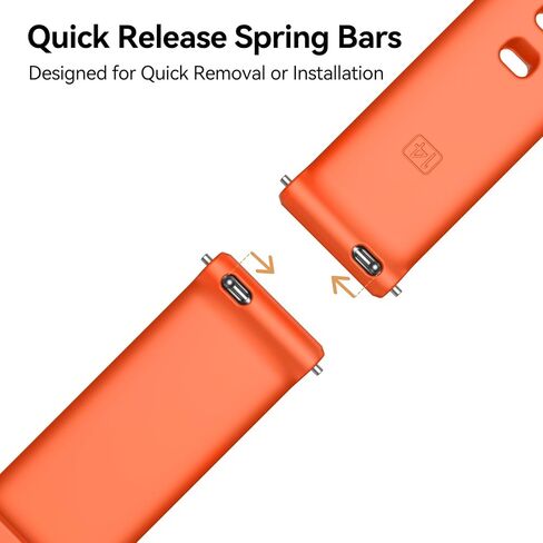 ISABAKE Watch Band Compatible with Garmin Lily 2, Soft Silicone Quick Release Replacement Band for Lily 2, 14mm Garmin Lily 2 Active Smartwatch Wristband in Kuwait