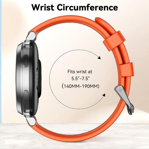 ISABAKE Watch Band Compatible with Garmin Lily 2, Soft Silicone Quick Release Replacement Band for Lily 2, 14mm Garmin Lily 2 Active Smartwatch Wristband in Kuwait