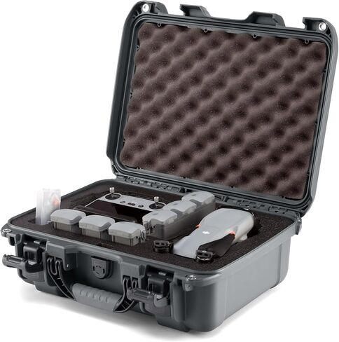 Nanuk 920 DJI Air 3S Fly More Combo- Waterproof Hard Case with Drone Foam Insert, Crushproof, Portable Travel Case, Made in North America (Black) in Saudi Arabia