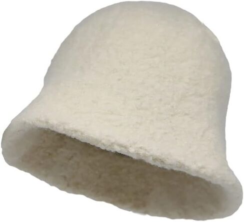 Withmoons Wool Winter Floppy Short Brim Womens Bucket Hat Cloche Hat Yzb0132 in Kuwait