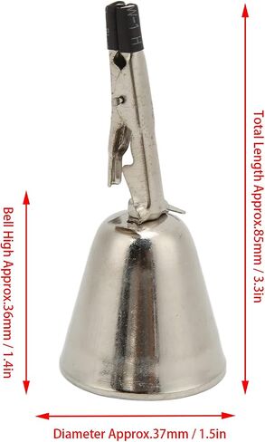 VGEBY 2pcs Fishing Rod Clamp Warning Metal Iron Plating Fishing Alarm(Small) Vehiclebag Other Fishing Tools and Accessories in Saudi Arabia