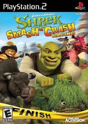 Shrek Smash 'N' Crash Racing - PlayStation 2 (Renewed) in Saudi Arabia