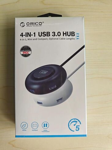 Multi Port USB Flitter ، 4 Port USB 3.0 HUB ، ORICO USB ، يحتوي مركز بيانات المنفذ على مؤشرات RGB ، لجهاز الكمبيوتر المحمول ، الكمبيوتر ، محرك الأقراص الثابتة للهاتف المحمول ، محرك أقراص فلاش ، طابعة ، الكاميرا ، بوريد المفاتيح ، الماوس U-DISK إلخ in Kuwait