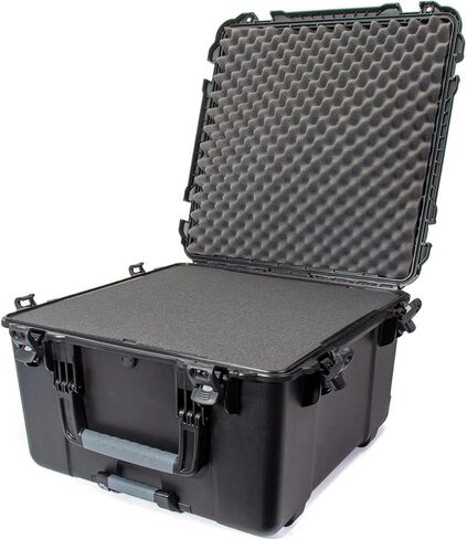 سلسلة عجلات 970 خفيفة الوزن NK-7 راتنج مقاوم للماء مع إدراج رغوة ، أسود in Kuwait