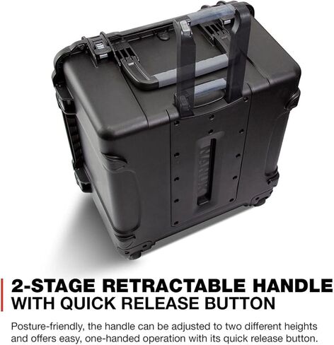 سلسلة عجلات 970 خفيفة الوزن NK-7 راتنج مقاوم للماء مع إدراج رغوة ، أسود in Kuwait