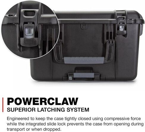 سلسلة عجلات 970 خفيفة الوزن NK-7 راتنج مقاوم للماء مع إدراج رغوة ، أسود in Kuwait