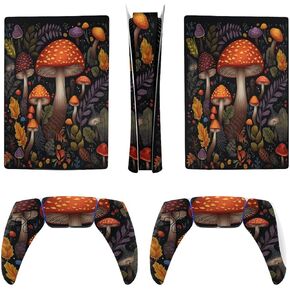 Mushrooms Plants Insects for Model 5 Skin Accessories Cover Skins Anime Vinyl Cover Sticker Full Set for Model5 Digital Version