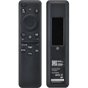 Original Voice Remote Control - BN59-01455A Solar Charging Remote Control for Samsung NEO QLED Crystal UHD Smart TV. Support Voice Command