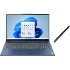Lenovo IdeaPad Slim 15.6 inch FHD Touch Laptop | AMD Ryzen 7-7730U(Beat i7-1355U) | AMD Radeon Graphics| Fingerprint | Backlit | 16GB RAM | 1024GB SSD | Windows 11 Home | Bundle with Stylus Pen