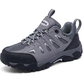 شولوك المشي لمسافات طويلة أحذية النساء | أحذية مقاومة للماء للنساء | مريحة وخفيفة الوزن وغير انزلاق | أحذية المشي لمسافات طويلة للسيدات في المشي في التخييم التنس الرياضي الأحذية الرياضية الأسود 10.5 in Kuwait