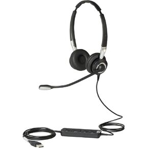 Jabra 2400 II USB Duo CC MS Wired Headset - Black