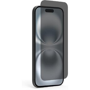 PureGear 2-Way Privacy Tempered Glass Screen Protector Compatible w/ Apple iPhone 16 Plus (2024) 6.7", Full Edge-to-Edge Coverage, Self Alignment Installation Tray, Touch Sensitive, Case Friendly, Anti-Fingerprint Coating, Lifetime Replacement, Protect Yo