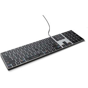 KB Covers Dorico Backlit Pro Aluminum Keyboard - Windows - US | Music Composition & Notation | Music Scoring Shortcuts | Keyboard for Musicians & arrangers