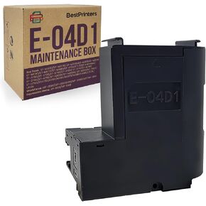 T04D1 Maintenance Box for Epson EcoTank, Workforce and XP Printers | Compatible with ET15000 ET-3750 ET-3760 ET-4750 ET-4760 ET-3850 WF-2860 (T04D100 | E-04D1) | Genuine OEM Part | Easy Replacement