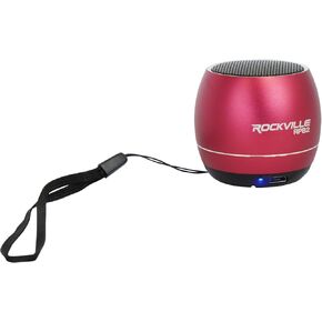 Rockville RPB2-RED Handheld Portable Bluetooth Speaker Great Sound+Wireless Link