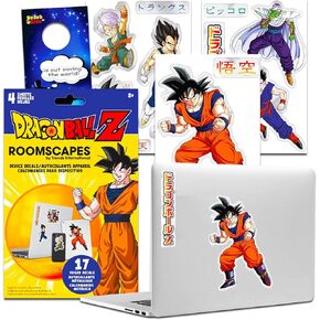 Dragon Ball Z Decals for Car Variety Pack - Bundle with 17 Assorted Dragon Ball Decals for Laptops, Cell Phones, Water Bottles, More | Dragon Ball Z Decals