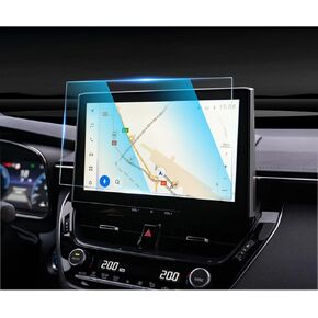 2025+ Corolla 10.5" Tempered Glass Screen Protector for 2025 Toyota Corolla Accessories, Touchscreen Cover Saver for Corolla (FX, XSE, Hybrid XLE)