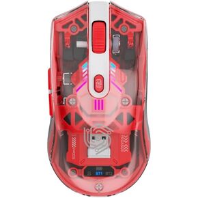 The Pegasus (MKE 830) Wireless Lightweight Gaming Mouse with RGB Lighting, Red