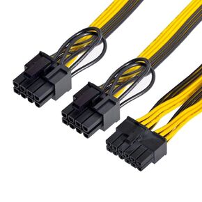 Chenyang 12Pin to ATX Dual 8Pin & 6Pin Splitter GPU Graphics Card Modular Cable for 3080 3090 AX850 AX750 AX650 Card