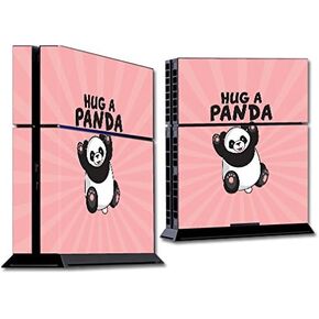 MightySkins Skin Compatible with Sony PS4 Console - Hug A Panda | Protective, Durable, and Unique Vinyl Decal wrap Cover | Easy to Apply, Remove, and Change Styles | Made in The USA