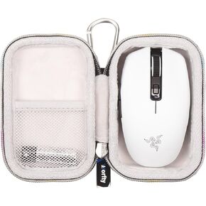 Hard Carrying Case for Razer Orochi V2 Mobile Wireless Gaming Mouse for Logitech MX Anywhere 3S / MX Anywhere 3 - Travel Carry Storage Protect Mouse Bag Case (White)