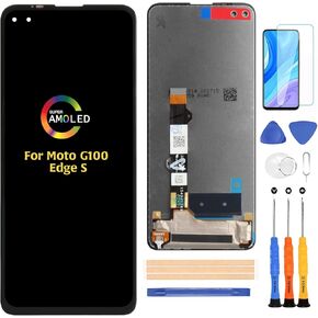 A-MIND for Motorola Moto G100/Edge S XT2125-4 LCD Display Touch Digitizer Screen Replacement for Full Assembly Repair Kits with Tools