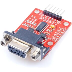 RS232 to TTL Serial Port Module Bidirectional Transceiver Compatible with 3.3V 5V Hardware Automatic Flow Control with Over-Voltage Protection