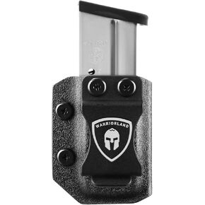 M&P Shield 9mm Mag Carrier IWB/OWB 9mm/.40 Single Stack Magazine Holster Fit: S&W M&P Shield 9mm/.40 Magazine, Right Hand/Left Hand Draw Mag Holder