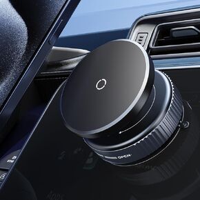 Magnetic Phone Mount,360° Adjustable Vacuum Suction Phone Holder,Car Phone Mount for Mag-Safe Phone and Cases,Compatible with iPhone 16/15/14/13/12 and Andriod Phone