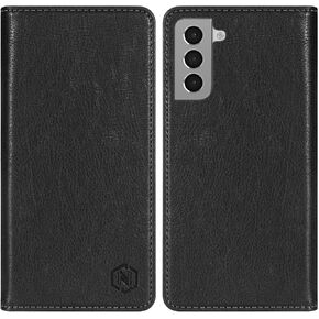 for Samsung Galaxy S21 Plus Wallet Case with [RFID Blocking] Card Slot Stand Strong Magnetic Flip Fold Leather Protective Phone Case for Samsung Galaxy S21 Plus Case Wallet(6.7 inch-Pink)