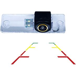 Vlicevrn HD Golden Fisheye Vehicle Car Rear View Camera Fixed Parking Line Night Vision Backup Parking Camera for Toyota 4Runner N210 MK4 / Hilux Surf N210 / SW4 N210 MK4 / Fortuner/Innova