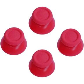 2 Pairs Thumbsticks Analog Thumb Sticks for Sony Playstation Dual Shock 4 PS4 Controller (Red)
