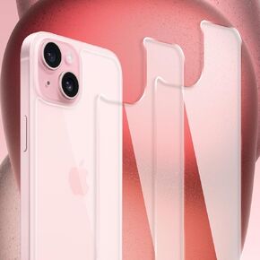 for iPhone 15 Back Glass Protector [3-Pack], iPhone 15 Back Screen Protector Rear Tempered Glass HD Clarity Compatible with iPhone 15 (6.1 inch)