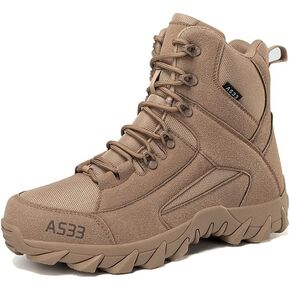 Winter Snow Boots Waterproof Military Training Fur Lined Anti Slip Warm Boots Thickened Cotton Walking Ankle Boots For Man