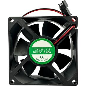 TX9025L12S TX9025L18S TX8025L12S 12V Wine Cabinet Constant Temperature Silent Cooling Fan (TX8025L12S 【12V】 8CM【0.08A】)